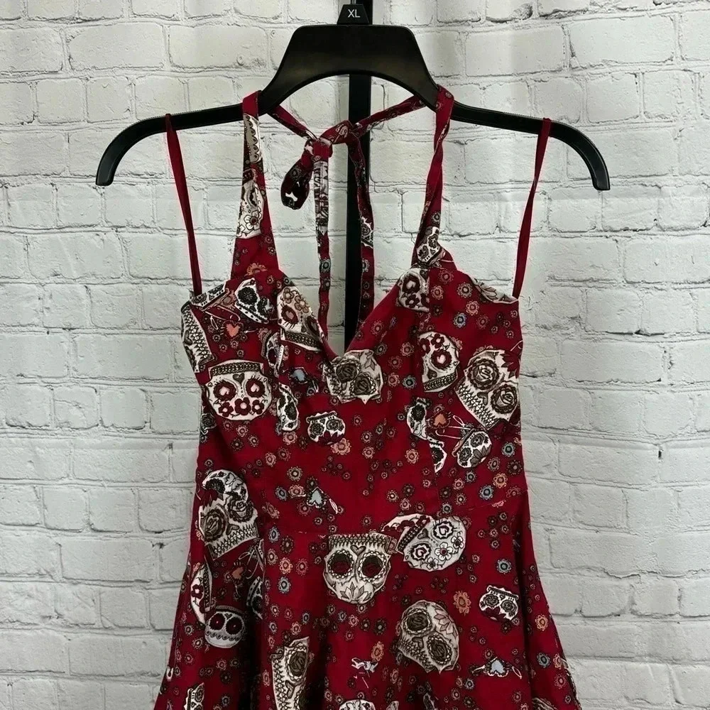 hell bunny halter neck dress Hell Bunny Monroe Dress